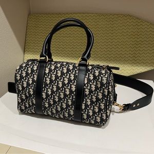 Christian Dior Boston Bag with Shoulder Strap